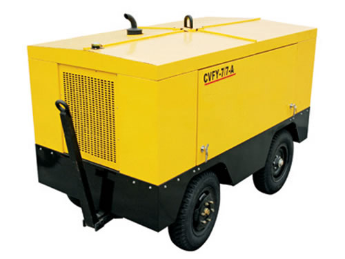 CVFY7/7 Diesel Portable Cabinet Wind Cooling Piston Air Compressor