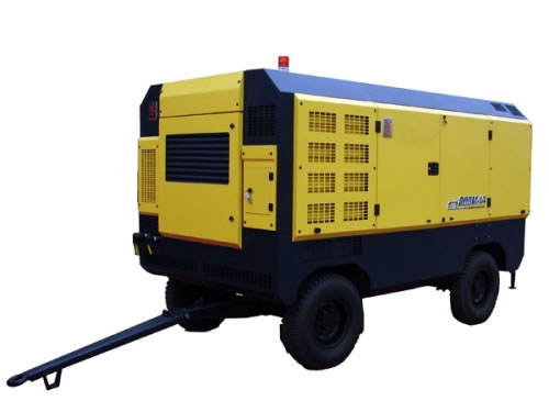 HG Diesel Portable Screw Air Compressor